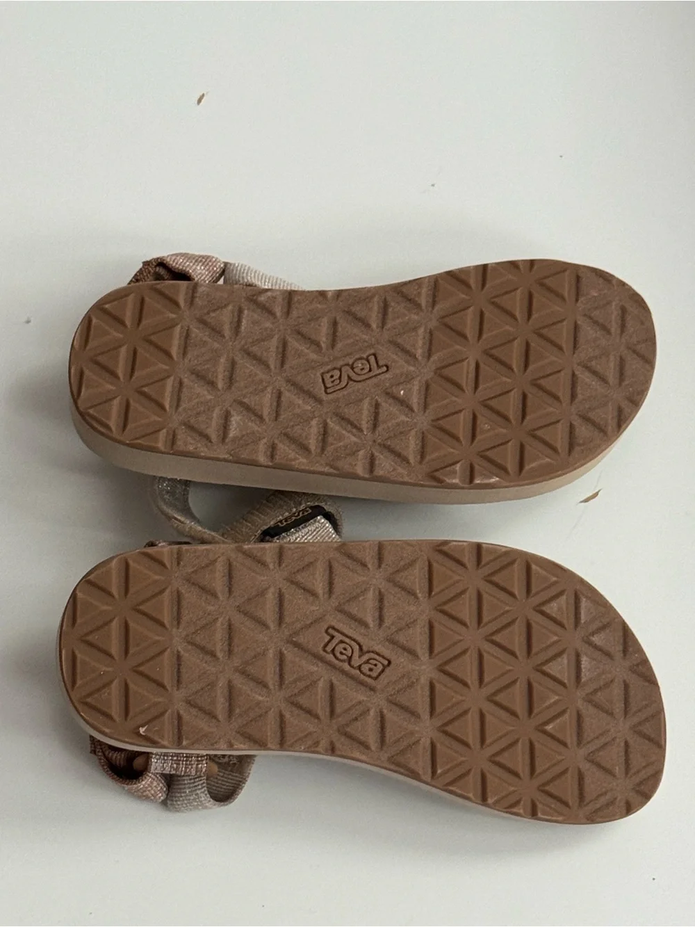 Teva Kids Beige Cream Strappy Sandals